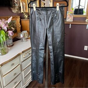 Wilson’s Leather Lace-up Pants Size 4